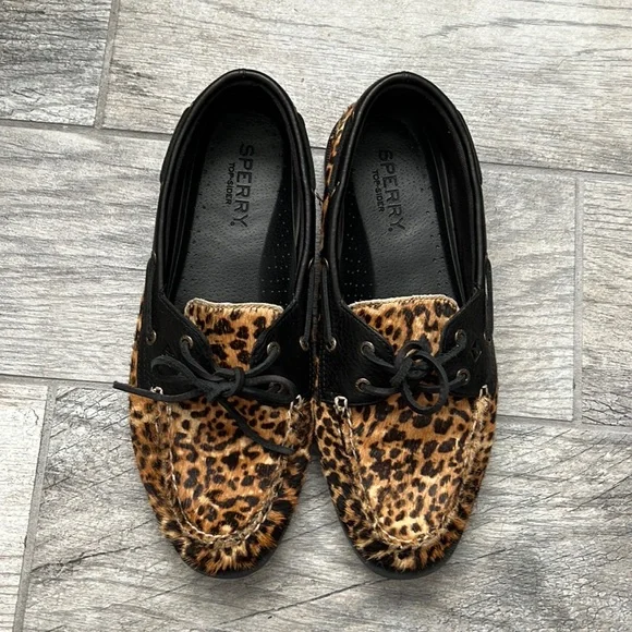 Sperry Shoes Sperry Topsider 2eye Cheetah Boat Shoe Size 95